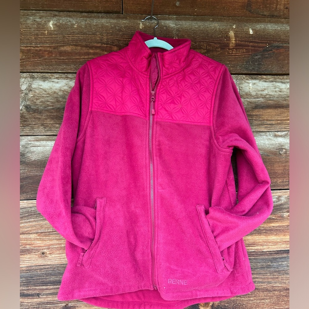 L Berne fleece jacket NWOT